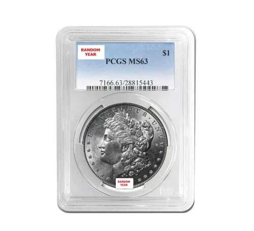 1878-1904年 モルガン銀貨 MS63 - プロフェッショナルグレード PCGS
