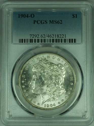 1904-O モルガン銀貨 PCGS MS-62 (47C)