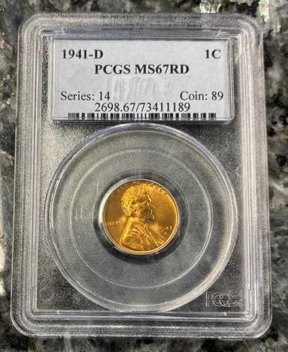 1941-D PCGS MS67RD 1C シリーズ 14 - 販売中!!
