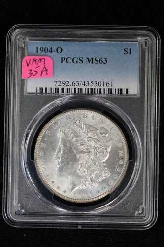 1904-O モルガン ドル PCGS MS63 VAM 35A 2IVN