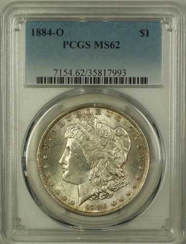 1884-O モルガン シルバー ダラー 1ドル コイン PCGS MS-62 (5A) 52,800円