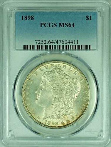 1898年 モルガン銀貨 PCGS MS 64 48