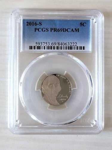 ジェファーソン・ニッケルコイン - PCGS セミトップグレード / 81