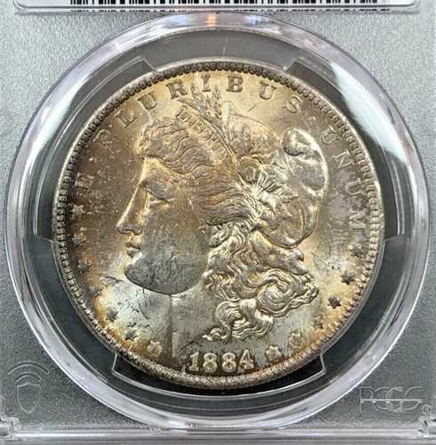 1884-O 1ドル モルガン銀貨 PCGS MS63 ~ きれいな状態