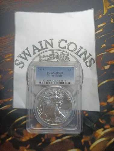 2014年 W アメリカン シルバー イーグル PCGS MS 70 EM119