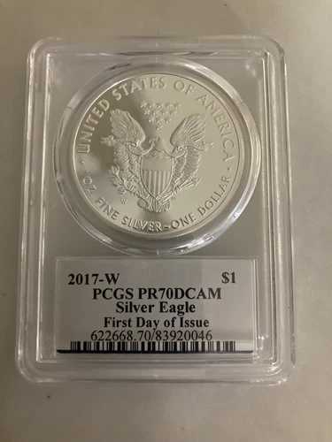 2017 W PCGS PR 70 DCAM 発行初日 リバティコイン法