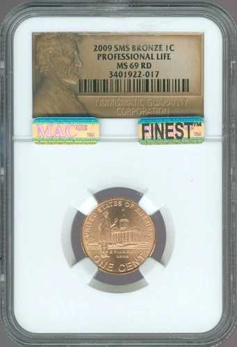 2009 リンカーンセント プロフェッショナルライフ NGC MS69 RD SMS MAC 品質