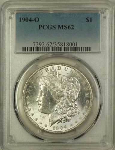 1904-O モルガン シルバー ダラー 1ドル コイン PCGS MS-62 (17B)
