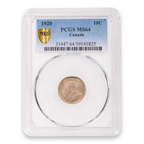 10セント 1920 PCGS MS-64