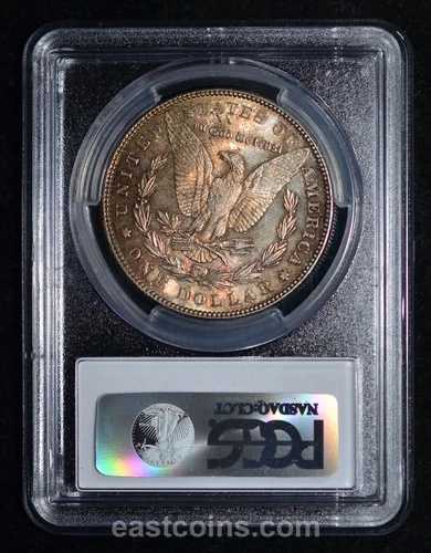PCGS MS64 1886-P モルガン・ダラー 両面トーン SKU8069