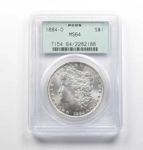 MS64 1884-O モルガン銀貨 PCGS OGH *0886