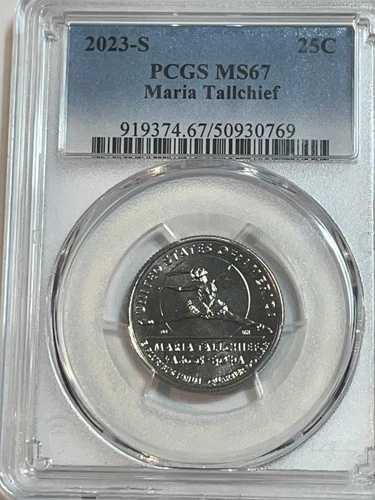 2023年 S マリア トールチーフ 25セント PCGS MS67 アメリカン・ウィメンズ・クォーター