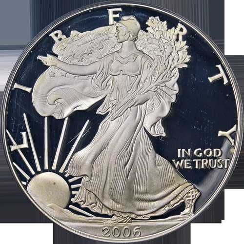 2006-W シルバー アメリカンイーグル $1 PCGS PR69 DCAM ファーストストライクラベル
