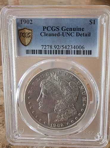 1902-P モルガン・ダラー PCGS/ゴールドシールド 主要日付 宝石品質詳細|WORLD RESOURCE【QUEEN店】