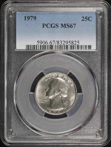 1979年ワシントンクォーター PCGS MS-67