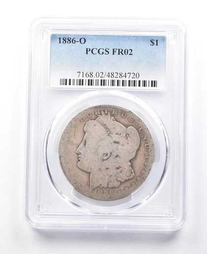 FR02 1886-O モルガン銀貨 PCGS ローボール *3817