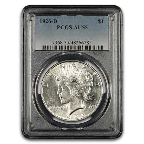 1926-D ピースダラー AU-55 PCGS