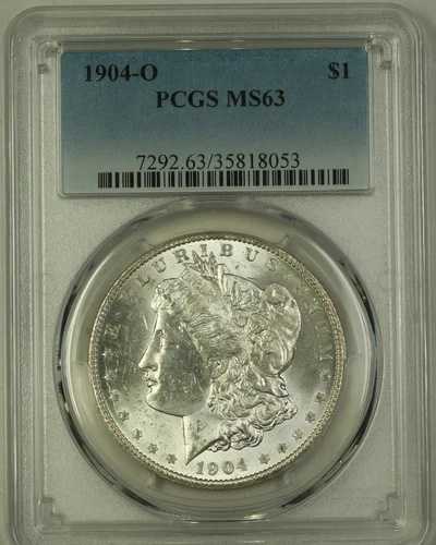1904-O モルガン シルバー ダラー 1ドル コイン PCGS MS-63 (17G)