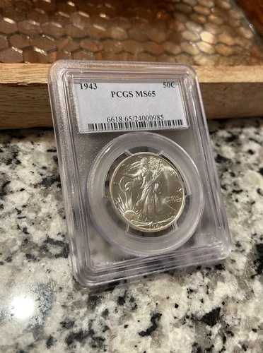 1943年 P PCGS MS65 ウォーキング・リバティ・ハーフダラー