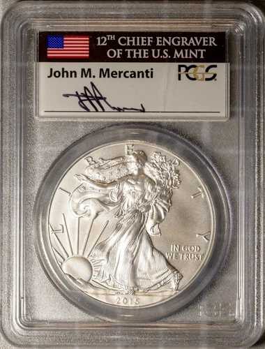 2015-W $1 バーニッシュド シルバー イーグル FDI PCGS # 32051203 ボルチモア マーカンティ + ボーナス