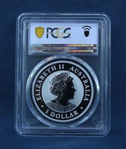 2020-P オーストラリア シルバー オナガワシ PCGS MS70 ゴールドシールド