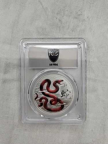Ult/Breaks 2025年 巳年 - 赤/黒 1オンス Rev PR PCGS PF70 キングチャールズ