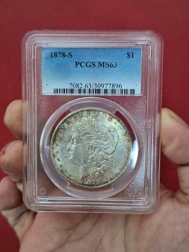 1878-S モーガン銀貨 PCGS MS63 銀貨??