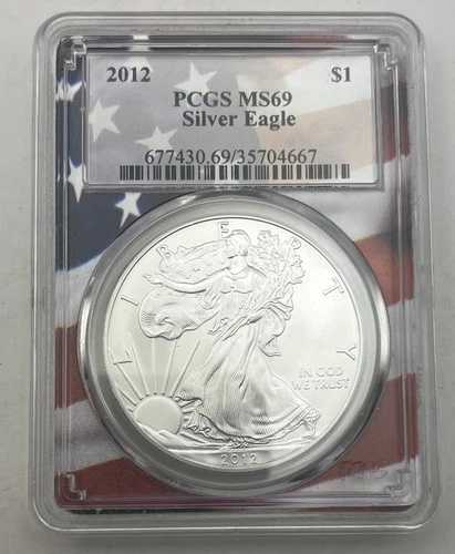 2012年 PCGS MS69 $1 シルバーイーグル