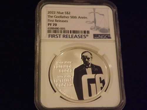 2022 $2 ゴッドファーザー 50周年記念 ファーストリリース NGC PF 70