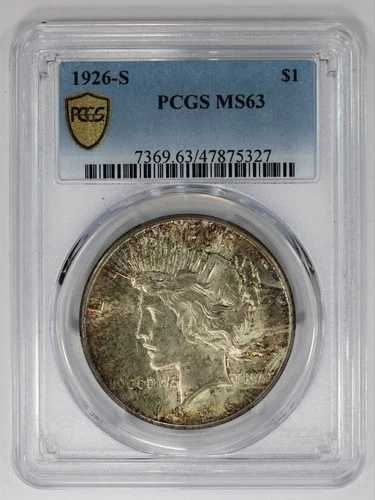 1926-S ピースダラー PCGS MS63
