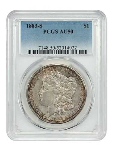 1883-S $1 PCGS AU50 - モルガン・ダラー