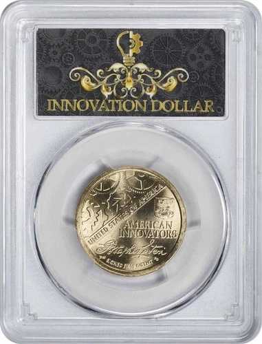 2018-D イノベーションドル 第1特許 ポジションA MS67 PCGS ファーストストライク｜WORLD RESOURCE【QUEEN店】