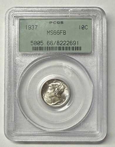 1937年製マーキュリーダイム MS66 FB PCGS 新品ラトラー｜WORLD RESOURCE【QUEEN店】