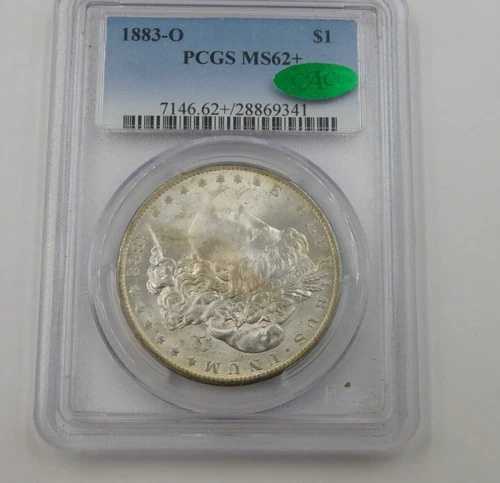 1883-O モルガン銀貨 PCGS-MS62+ CAC (409)