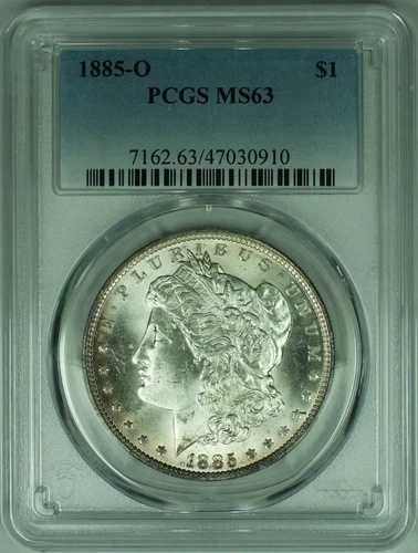 1885-O モルガン銀貨 PCGS MS-63 優良コイン (39)