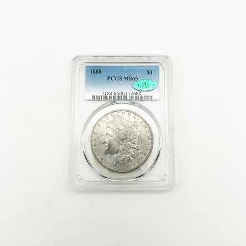 1888年製 モルガン銀貨 PCGS MS 65 コレクターズアイテム 素晴らしいストライク、見た目も魅力的