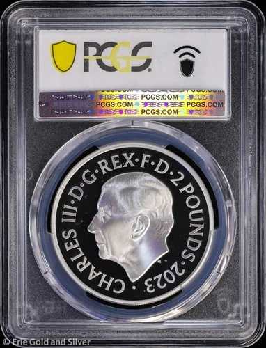 2023年 英国 2ポンド プルーフ 1オンス シルバー スターウォーズ R2D2 & C3PO PCGS PR 70 DCAM