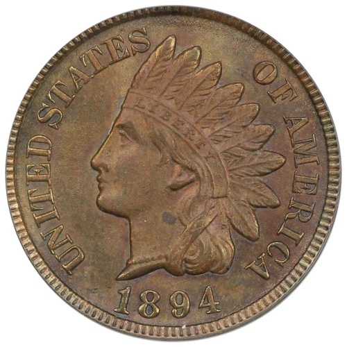 1894 1C PCGS MS64BN (OGH) - インディアンセント - より良い日付