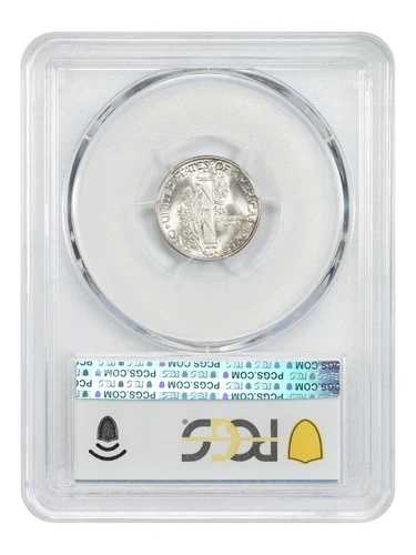 1938年 10セント PCGS MS67FB - マーキュリーダイム