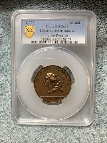 2006年 リベルタス・アメリカーナ パリミント リストライク ブロンズ PCGS MS 64