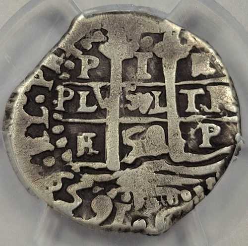 1659年 トリプルデイテッド コブ 1レアル ポトシ ボリビア PCGS VF スペイン植民地 *K1037