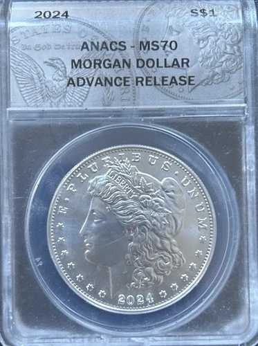 2024年 モルガン＆ピース ドル セット PCGS MS-70 アドバンスリリース ダムストラサイン入り