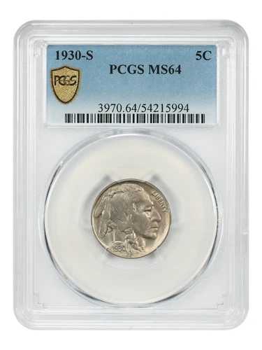 1930-S 5C PCGS MS64 - バッファローニッケル