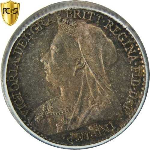 [#481954] コイン、イギリス、ヴィクトリア、ペニー、1898年、PCGS、PL66、MS(65-70)、シル