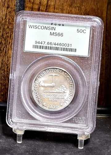 1936年ウィスコンシン・コム・シルバー・ハーフドル - PGCS MS66 OGH(#60445-L)｜WORLD RESOURCE【QUEEN店】