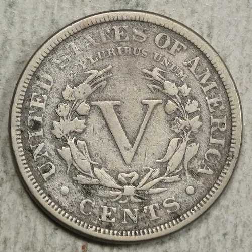 1886年 リバティニッケル、非常に良好な状態、割引キー日付0122-02