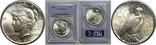 1926年ピースダラー PCGS MS-64