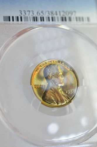PR65RB 1955年 レッドブラウン リンカーン ウィートペニー PCGS プルーフ 希少コイン ナチュラルトーン