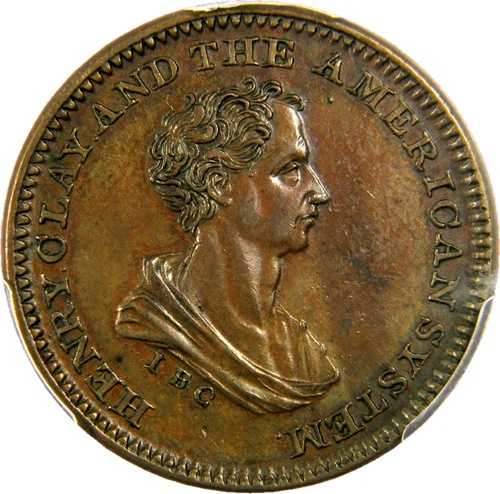 日付なし（1840年）ヘンリー・クレイ United We Stand トークン PCGS AU58 (08-5)