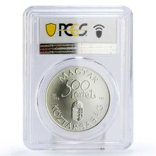 ハンガリー 1000フォリント オールドドナウ船 カロライナ汽船 MS68 PCGS 銀貨 1995年|WORLD RESOURCE【QUEEN店】